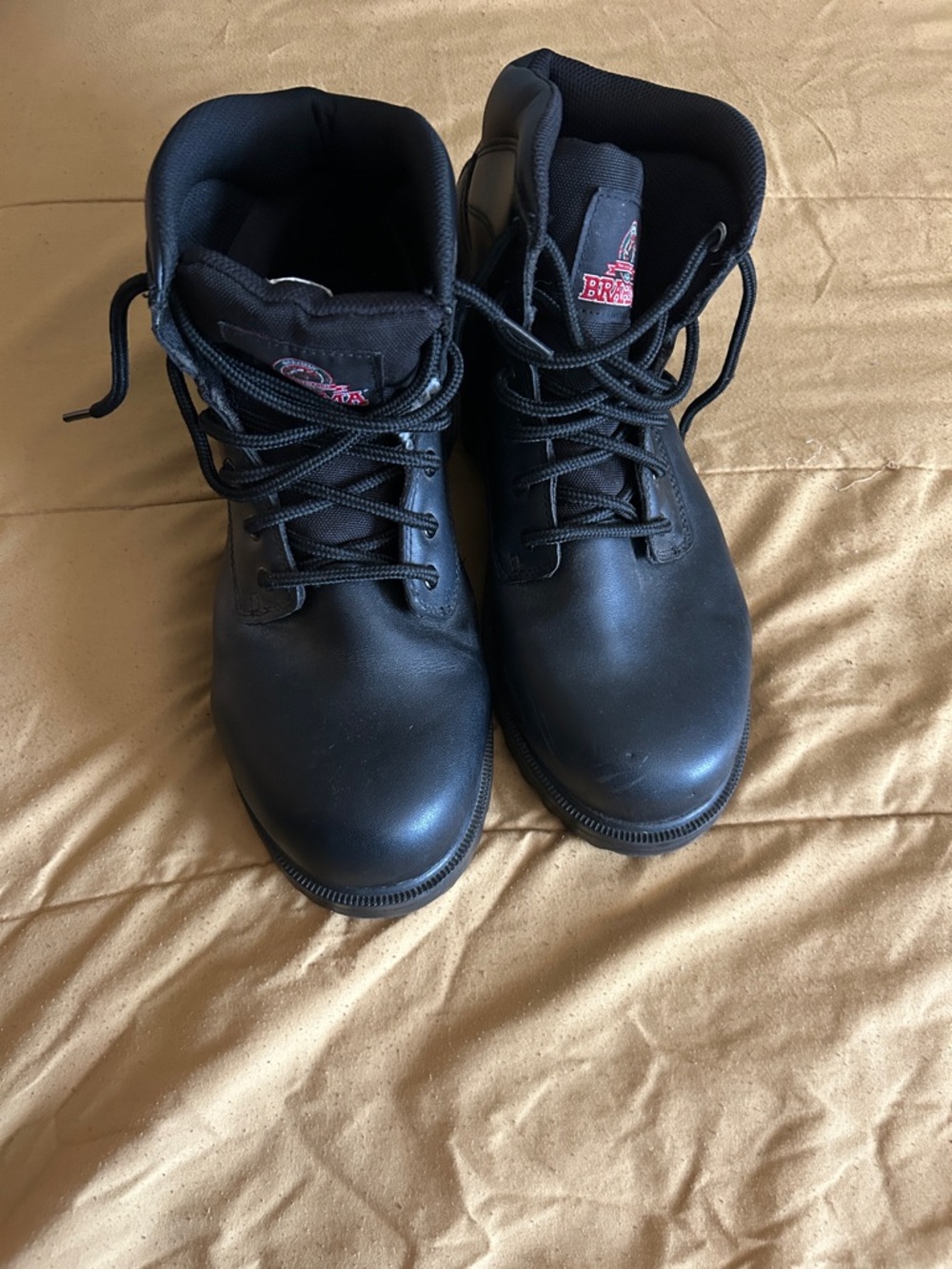 Brahma Black Men's Work Boots - Black